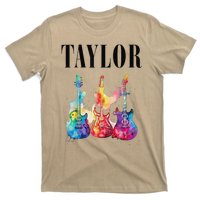 Taylor First Name Personalized Groovy 80s 90s T-Shirt