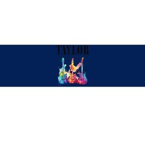 Taylor First Name Personalized Groovy 80s 90s Bumper Sticker