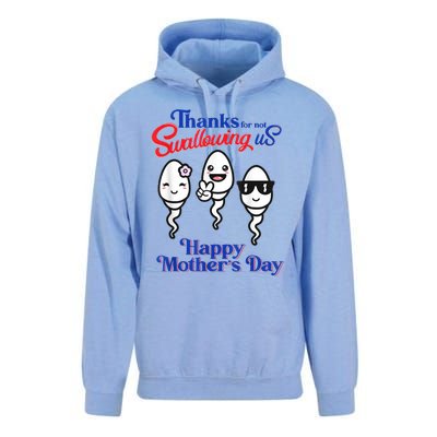 Thanks For Not Swallowing Us Happy Mother's Day Unisex Surf Hoodie