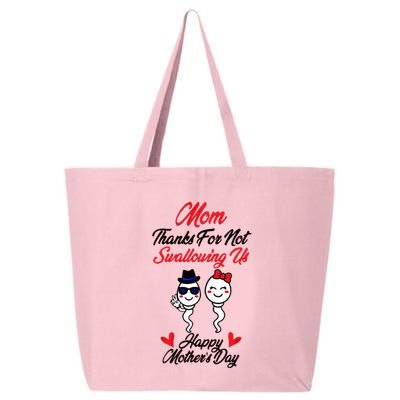Thanks For Not Swallowing Us Happy MotherS Day 25L Jumbo Tote