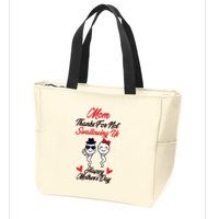 Thanks For Not Swallowing Us Happy MotherS Day Zip Tote Bag