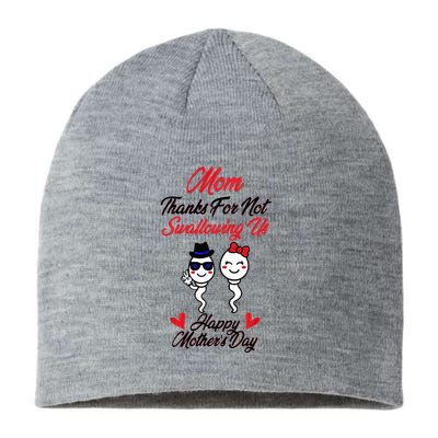 Thanks For Not Swallowing Us Happy MotherS Day Sustainable Beanie