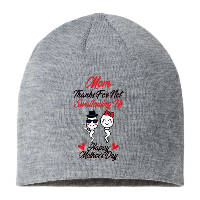 Thanks For Not Swallowing Us Happy MotherS Day Sustainable Beanie