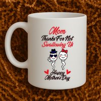 Thanks For Not Swallowing Us Happy MotherS Day Mug