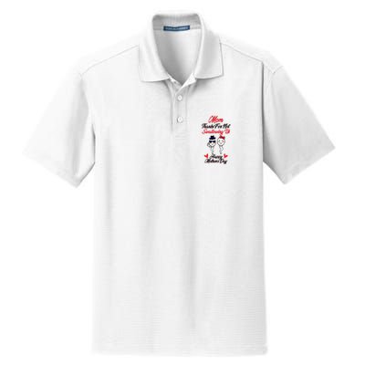 Thanks For Not Swallowing Us Happy MotherS Day Dry Zone Grid Polo
