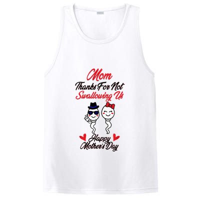Thanks For Not Swallowing Us Happy MotherS Day PosiCharge Competitor Tank
