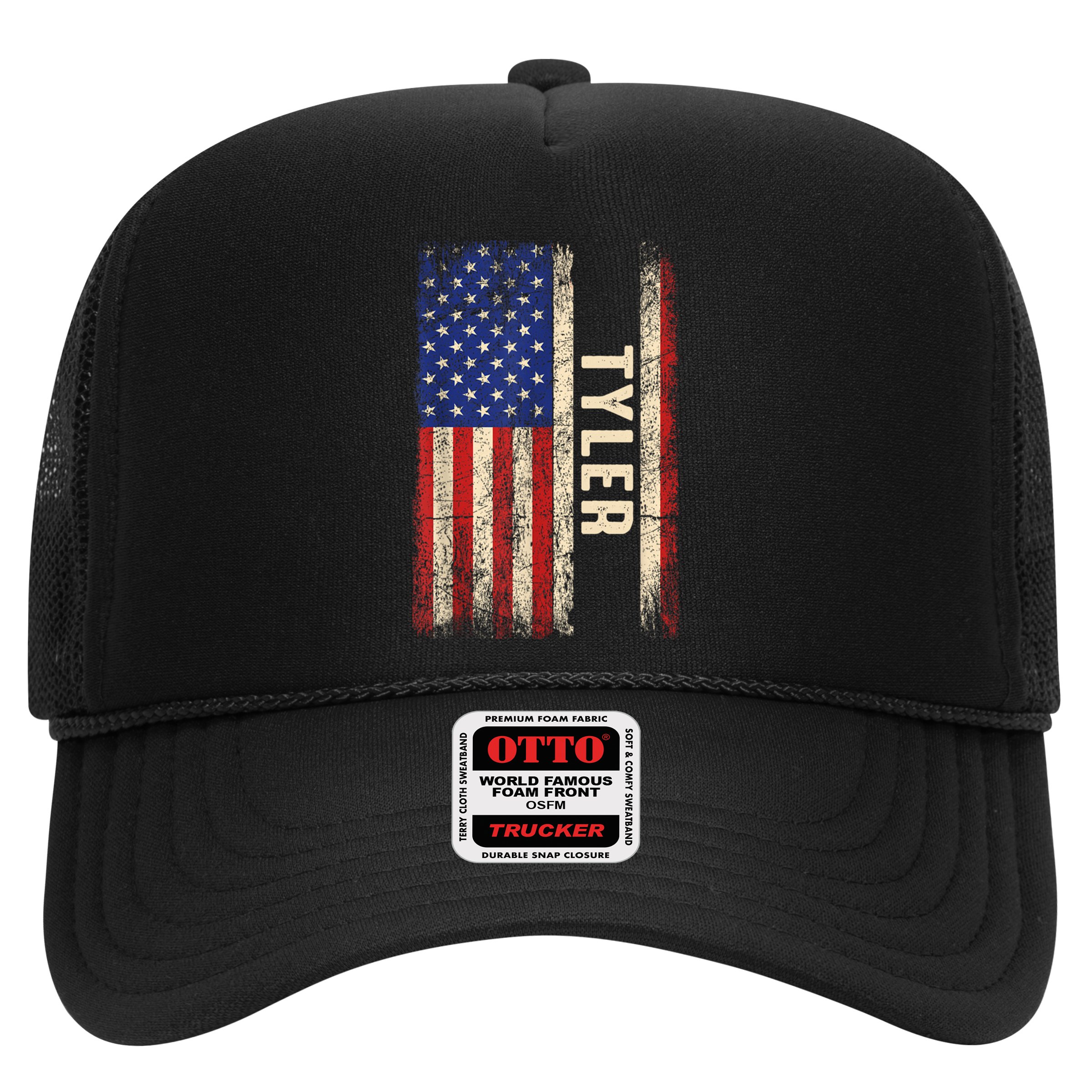 Tyler First Name Gift Tyler Name American Flag Gift Hat