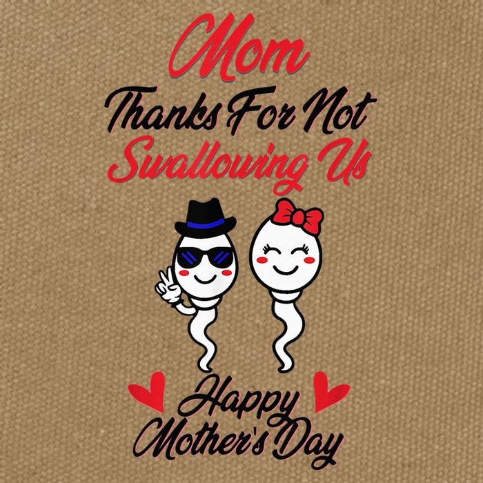 Thanks For Not Swallowing Us Happy MotherS Day Cotton Canvas Backpack