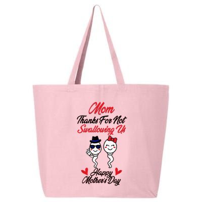 Thanks For Not Swallowing Us Happy MotherS Day 25L Jumbo Tote