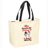 Thanks For Not Swallowing Us Happy MotherS Day Zip Tote Bag