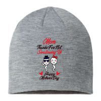 Thanks For Not Swallowing Us Happy MotherS Day Sustainable Beanie