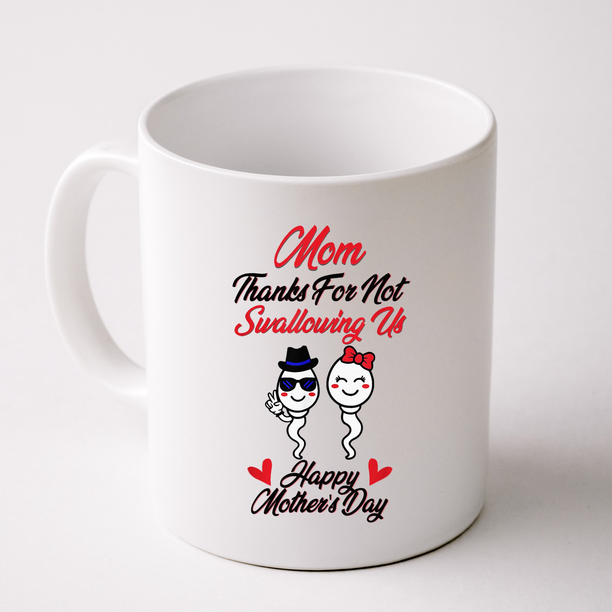 Thanks For Not Swallowing Us Happy MotherS Day Mug