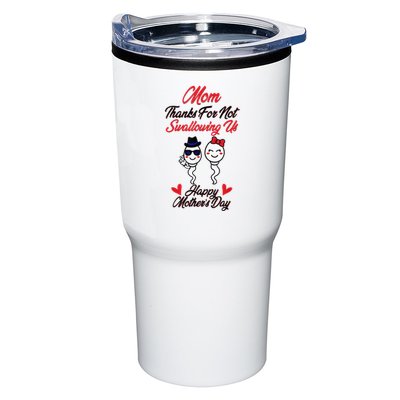 Thanks For Not Swallowing Us Happy MotherS Day Tumbler