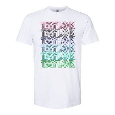 Taylor First Name I Love Taylor Softstyle CVC T-Shirt