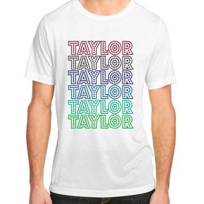 Taylor First Name I Love Taylor Adult ChromaSoft Performance T-Shirt