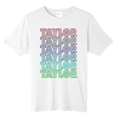 Taylor First Name I Love Taylor Tall Fusion ChromaSoft Performance T-Shirt