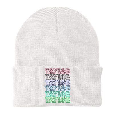 Taylor First Name I Love Taylor Knit Cap Winter Beanie