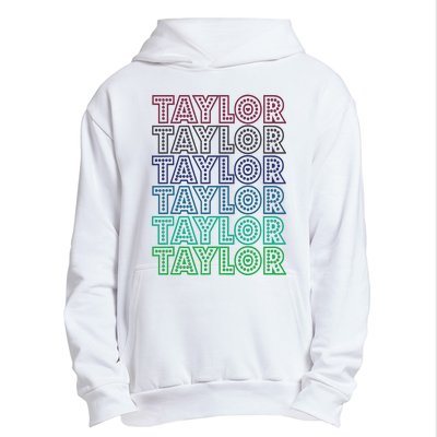 Taylor First Name I Love Taylor Urban Pullover Hoodie