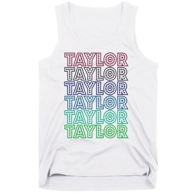 Taylor First Name I Love Taylor Tank Top