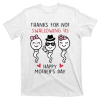 Thanks For Not Swallowing Us Happy Mother's Day Funny T-Shirt