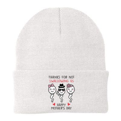 Thanks For Not Swallowing Us Happy Mother's Day Funny Knit Cap Winter Beanie