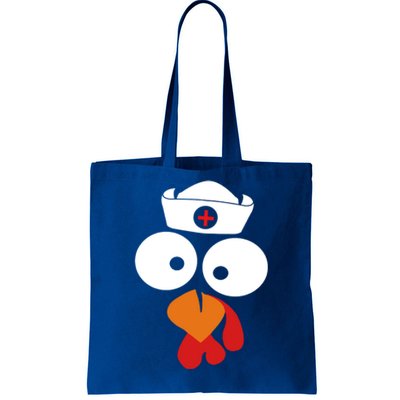 Turkey Face Nurse Gift For Nurse Doctor Thanksgiving Day Gift Tote Bag