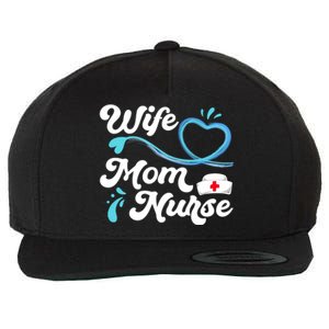 Tee For Nurses Lpn Bsn Rn Np Wife Mom Nurse Gift Wool Snapback Cap