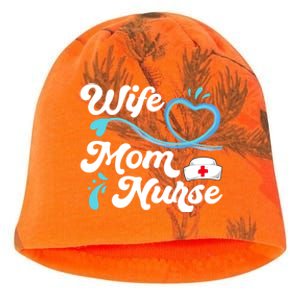 Tee For Nurses Lpn Bsn Rn Np Wife Mom Nurse Gift Kati - Camo Knit Beanie