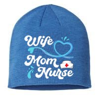 Tee For Nurses Lpn Bsn Rn Np Wife Mom Nurse Gift Sustainable Beanie