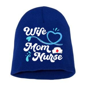 Tee For Nurses Lpn Bsn Rn Np Wife Mom Nurse Gift Short Acrylic Beanie