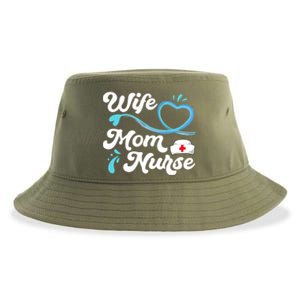 Tee For Nurses Lpn Bsn Rn Np Wife Mom Nurse Gift Sustainable Bucket Hat