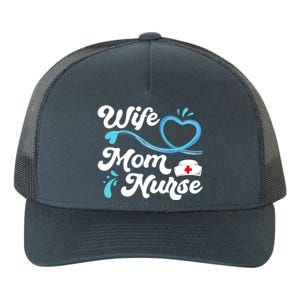 Tee For Nurses Lpn Bsn Rn Np Wife Mom Nurse Gift Yupoong Adult 5-Panel Trucker Hat