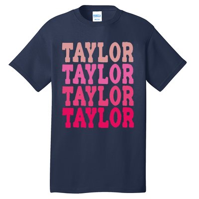 Taylor First Name Personalized Birthday Tall T-Shirt