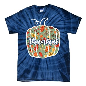 Thankful Fall Nature Pumpkin Tie-Dye T-Shirt