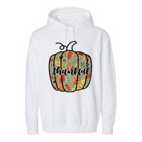 Thankful Fall Nature Pumpkin Garment-Dyed Fleece Hoodie