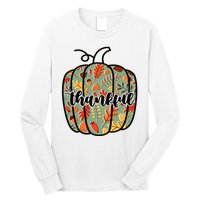 Thankful Fall Nature Pumpkin Long Sleeve Shirt