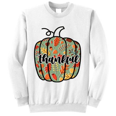 Thankful Fall Nature Pumpkin Sweatshirt
