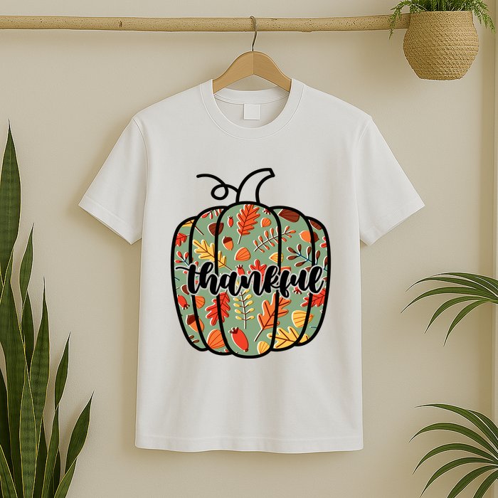 Thankful Fall Nature Pumpkin T-Shirt