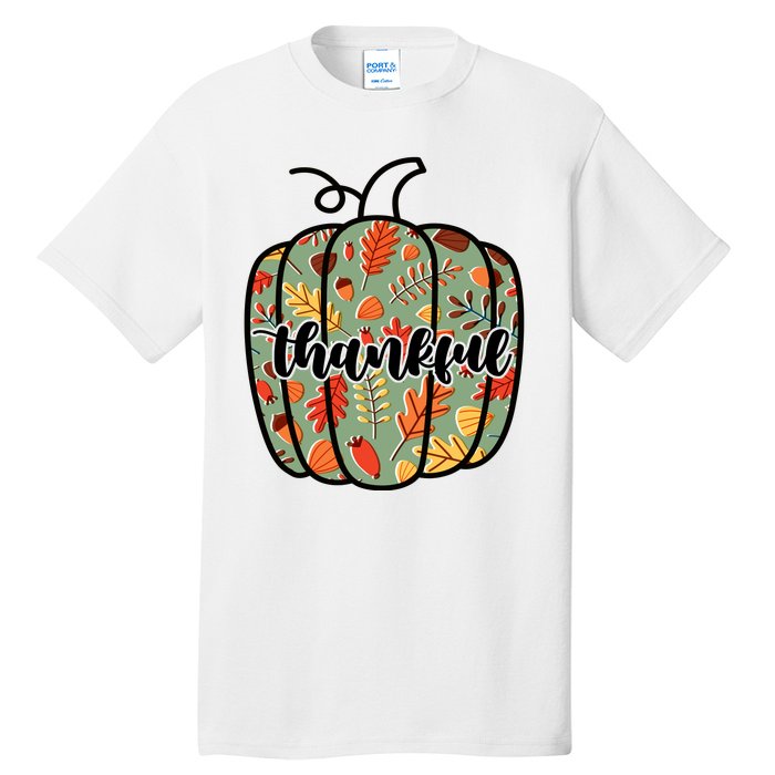 Thankful Fall Nature Pumpkin Tall T-Shirt