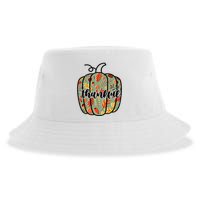 Thankful Fall Nature Pumpkin Sustainable Bucket Hat