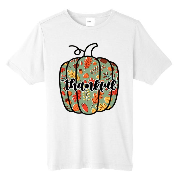 Thankful Fall Nature Pumpkin Tall Fusion ChromaSoft Performance T-Shirt