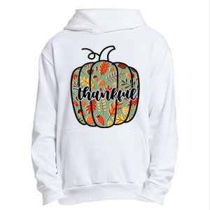 Thankful Fall Nature Pumpkin Urban Pullover Hoodie