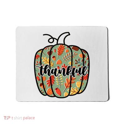 Thankful Fall Nature Pumpkin Mousepad