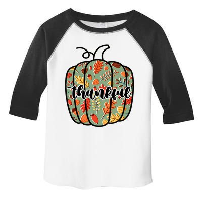 Thankful Fall Nature Pumpkin Toddler Fine Jersey T-Shirt