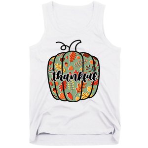 Thankful Fall Nature Pumpkin Tank Top