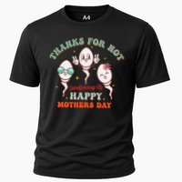 Thanks For Not Swallowing Us Funny Mother's Day Mom Mommy Cooling Performance Crew T-Shirt