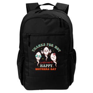 Thanks For Not Swallowing Us Funny Mother's Day Mom Mommy Daily Commute Backpack