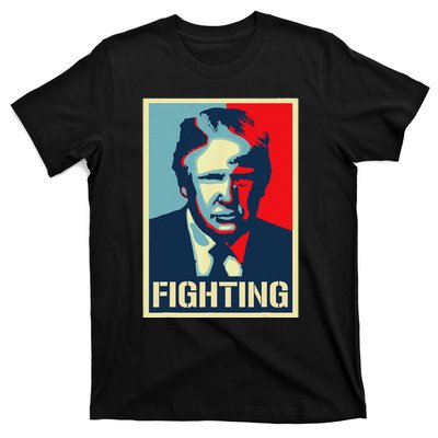 Trump Fight Never Stop Saving America Design T-Shirt