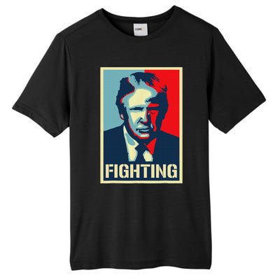 Trump Fight Never Stop Saving America Design Tall Fusion ChromaSoft Performance T-Shirt