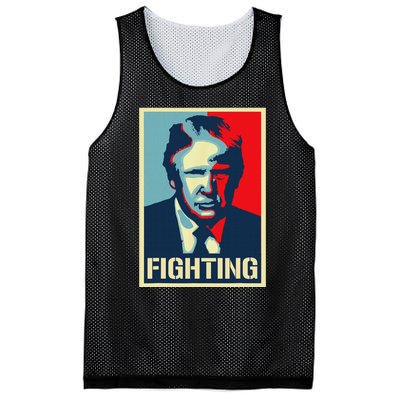 Trump Fight Never Stop Saving America Design Mesh Reversible Basketball Jersey Tank